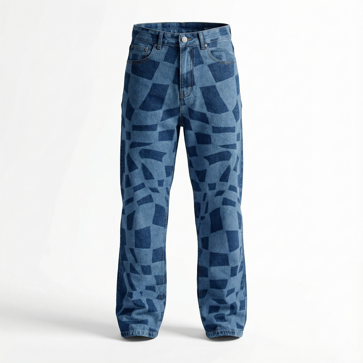 CAMP Oversized Patch-Wash Denim
