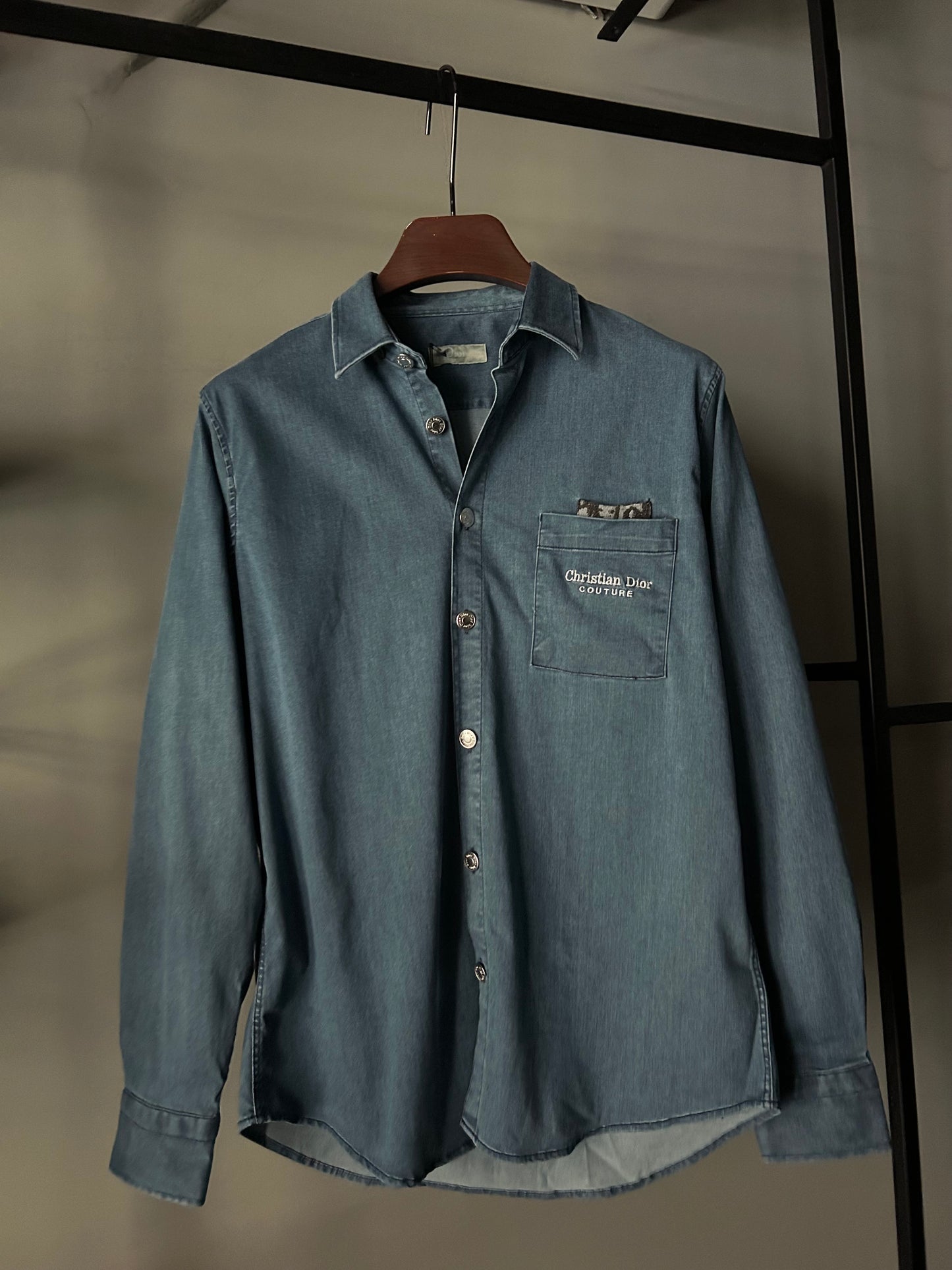 Christian Dior Overshirt with Checkered Interior