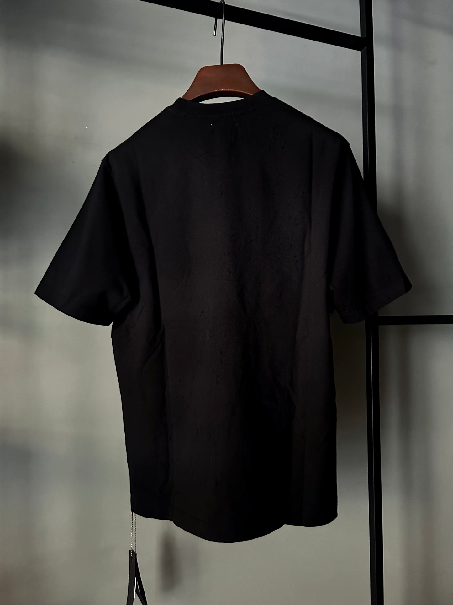 AMIRI HOLLYWOOD SHOTGUN OVERSIZED TEE - Black