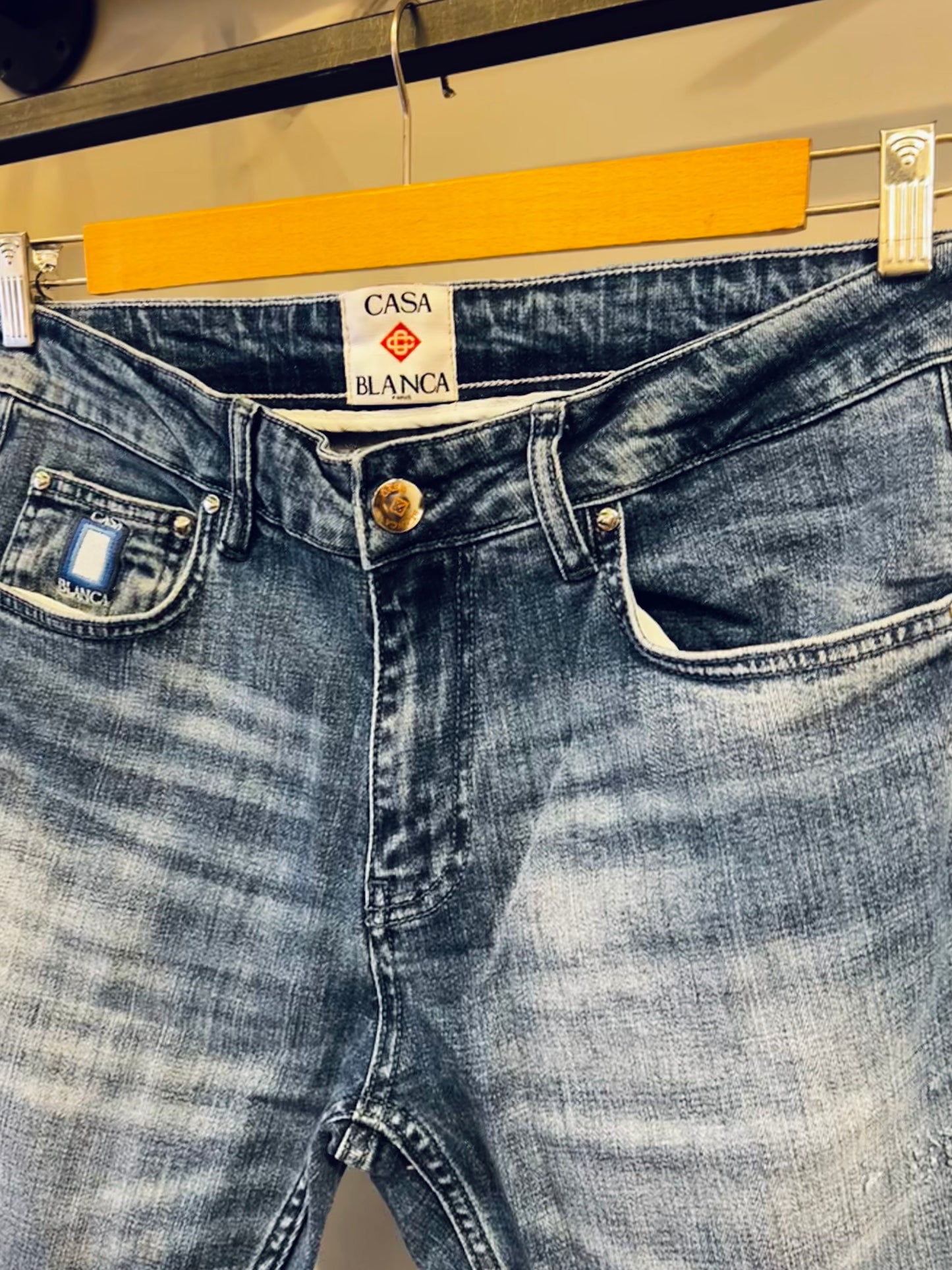 Casablanca Tennis Club Slim Fit Jeans