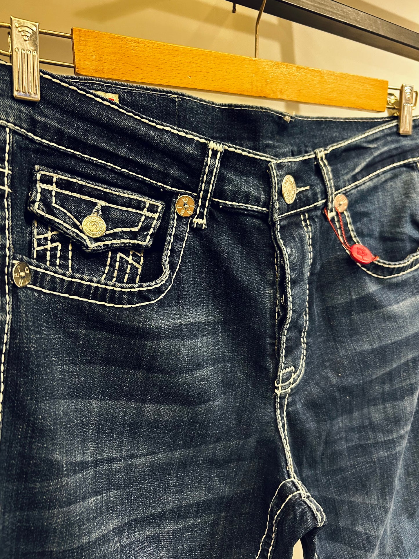 TRUE RELIGION Ricky Straight Jean Dark Blue