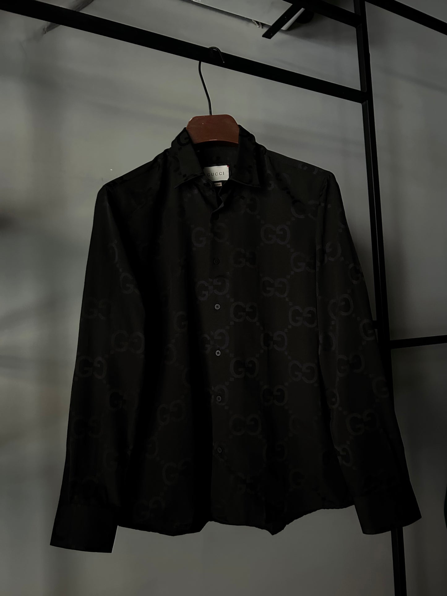 GUCCI Cotton Silk Double G Shirt