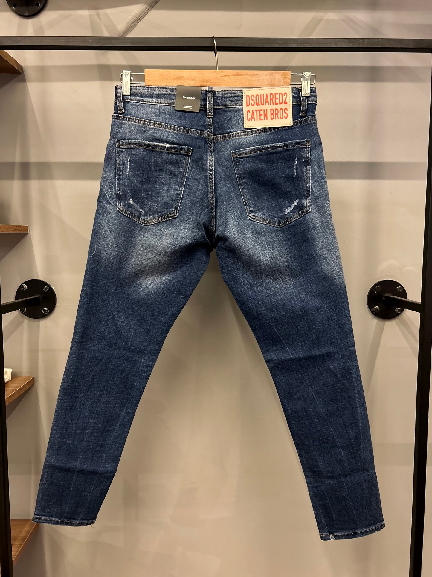 Dsquared2 CATTEN BROSS Slim fit denim jeans Black