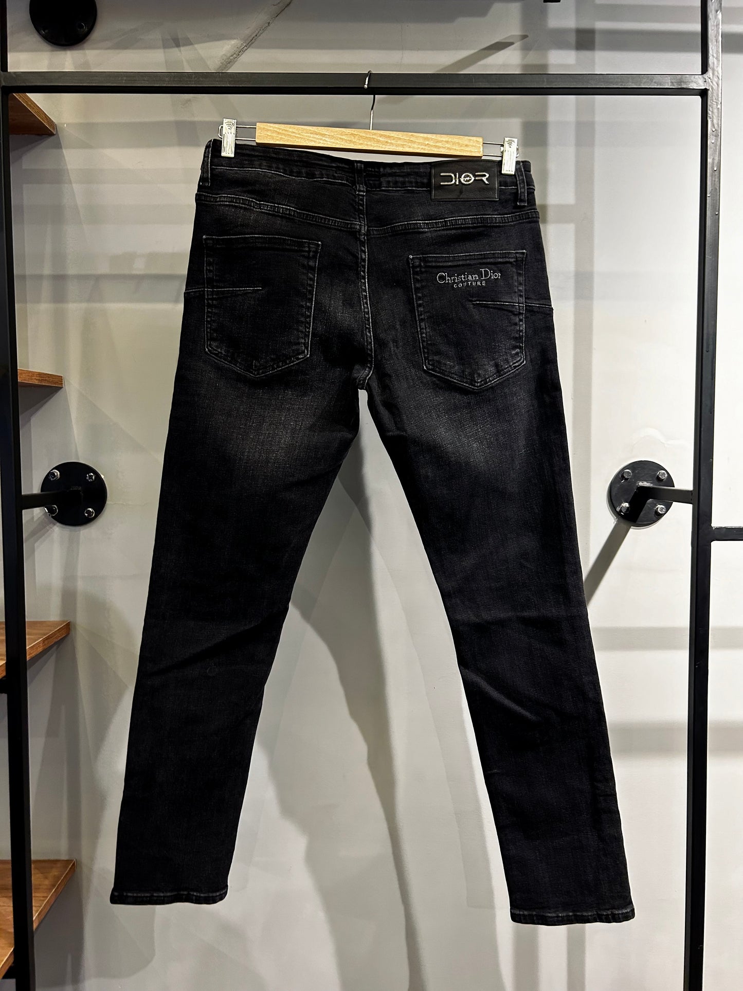 Christian Dior Slim Fit Black Jeans