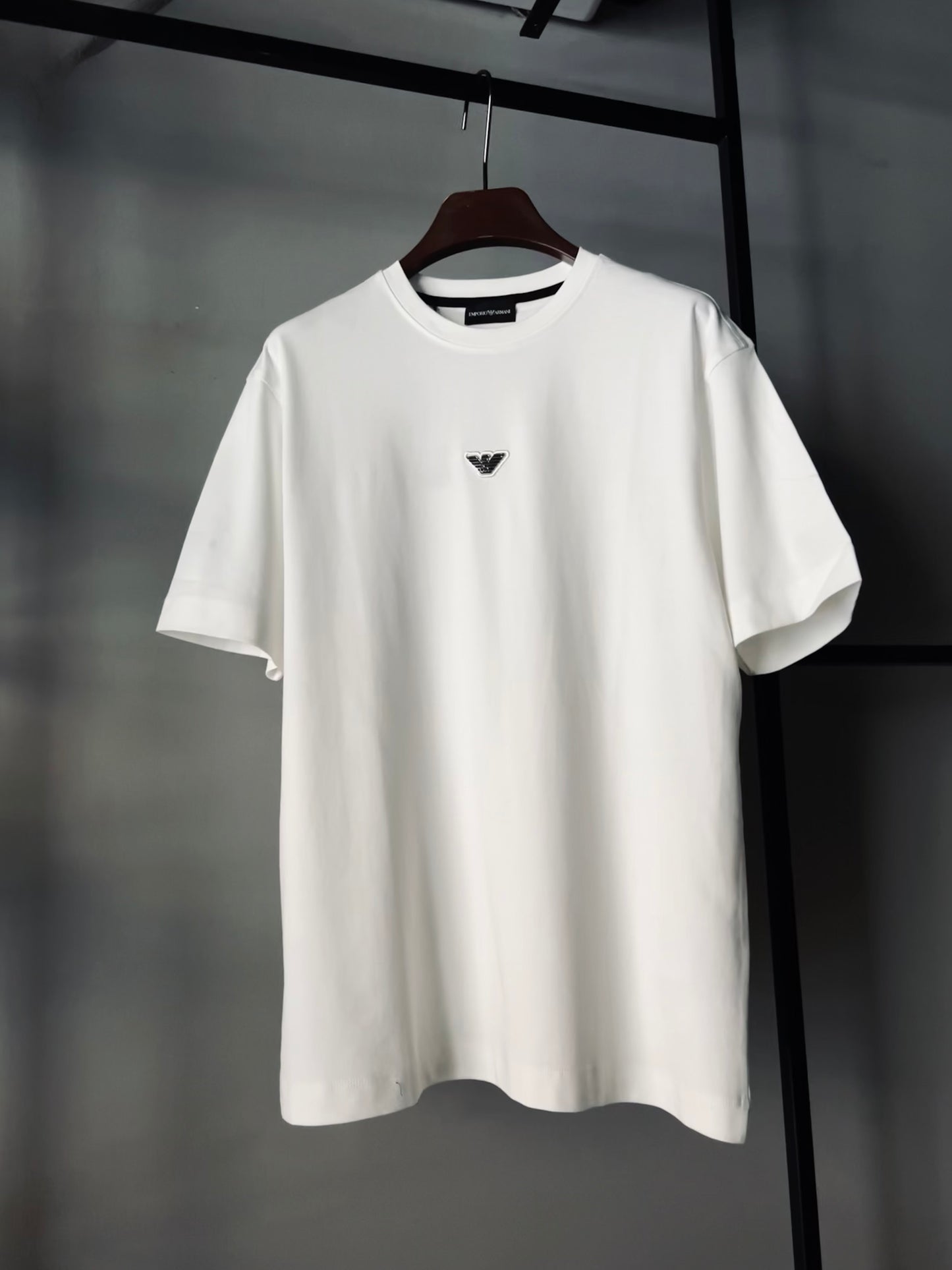 EMPORIO ARMANI Metal Logo T-shirt White