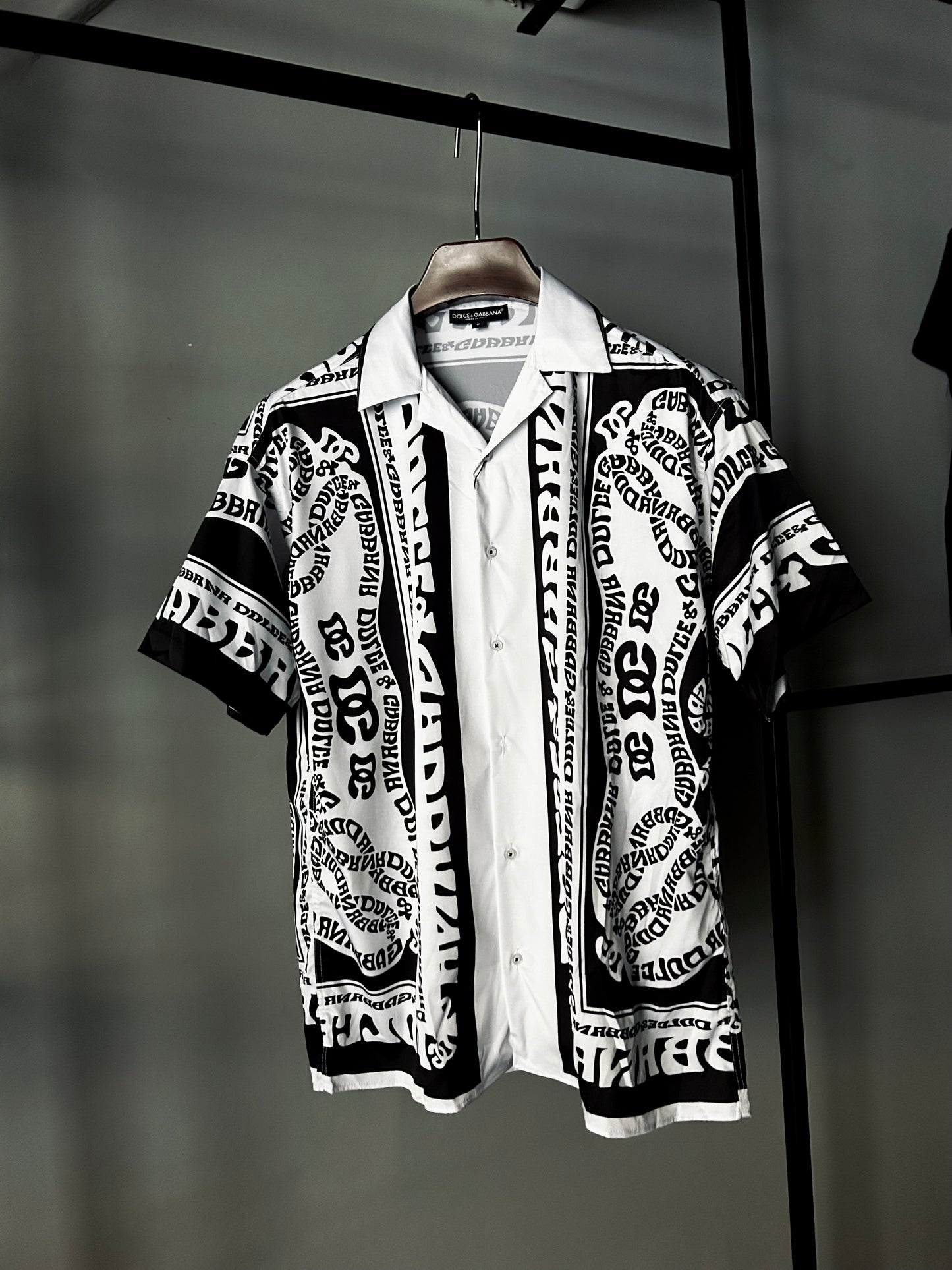 DOLCE & GABBANA Marina-print silk Hawaii shirt