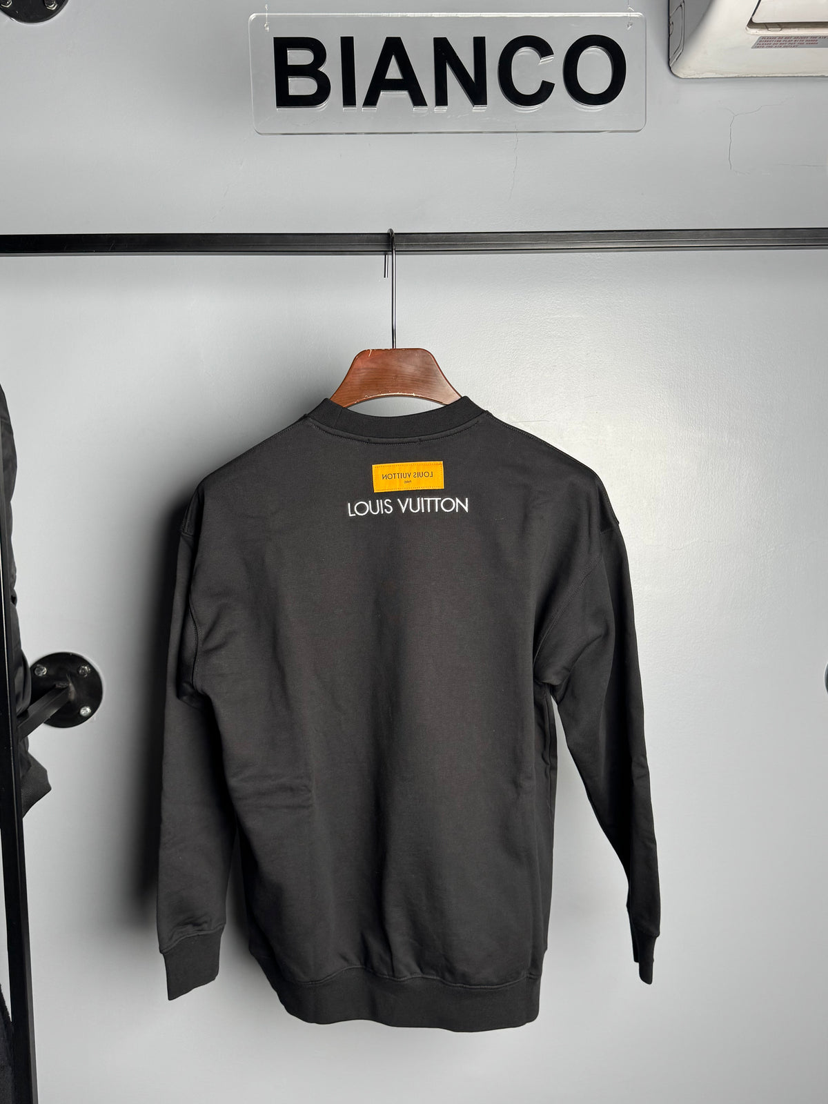 Louis Vuitton Baroque Embroidered LV Sweatshirt – black