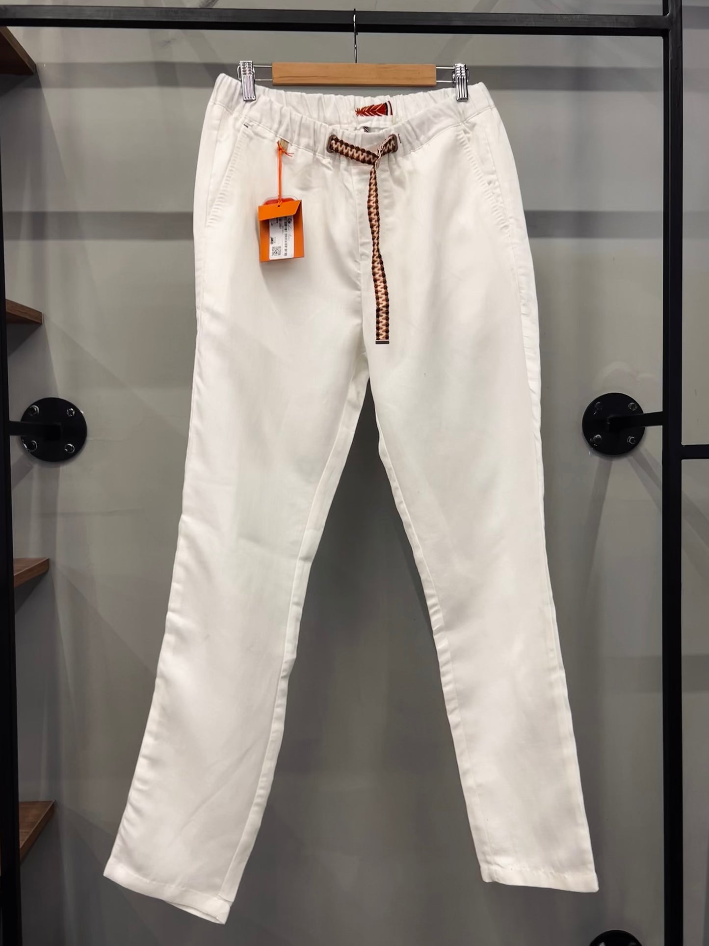 LORO PIANA Ruben Linen Pants White