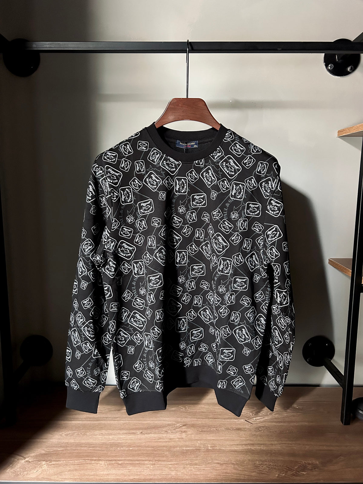 Paul & Shark Monogram Sweatshirt Black