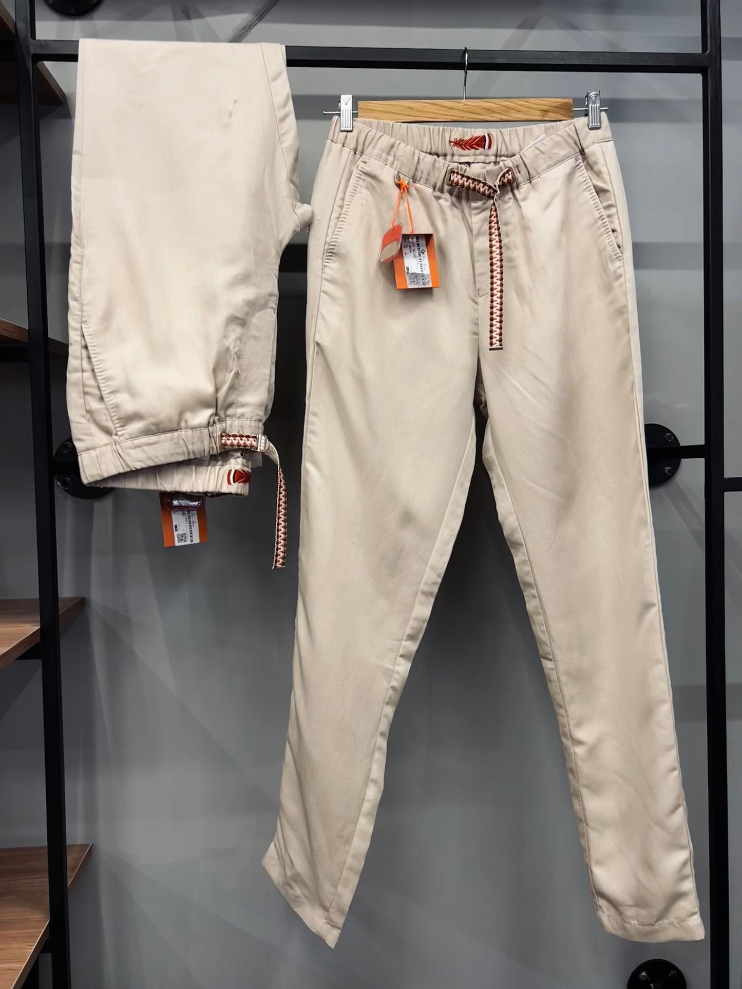 LORO PIANA Ruben Linen Pants Biege