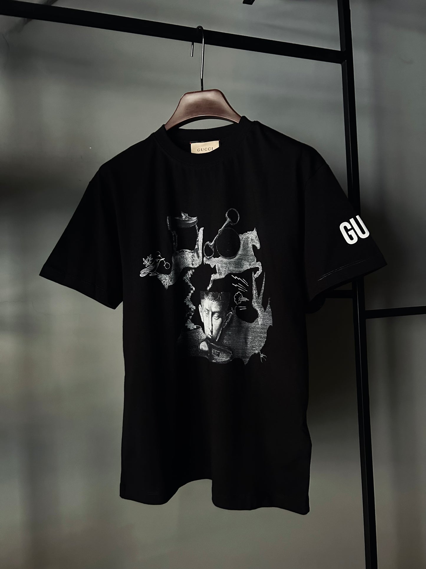 GUCCI COTTON JERSEY PRINTED T-SHIRT