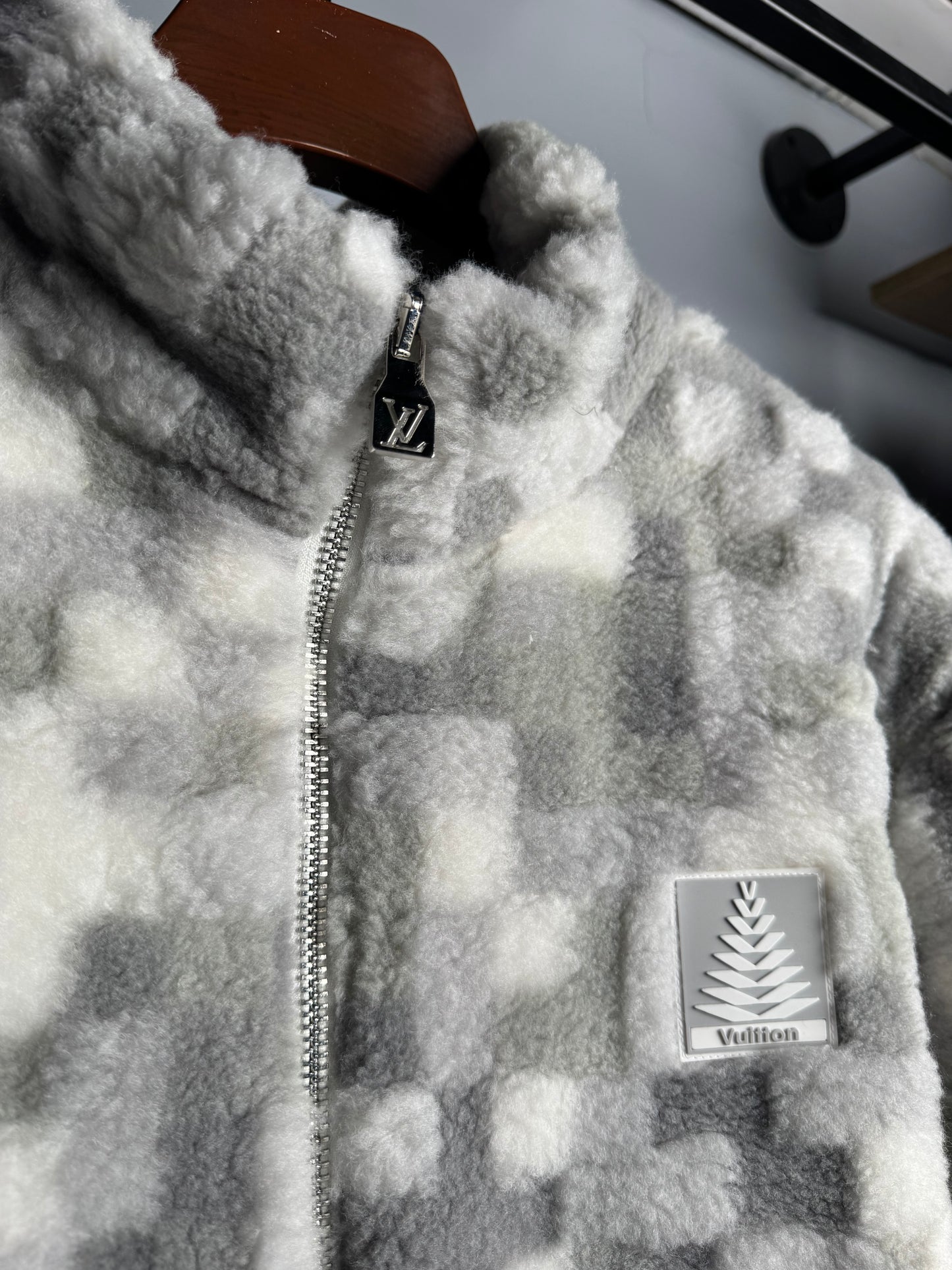 Louis Vuitton Signature Textured Fur Jacket