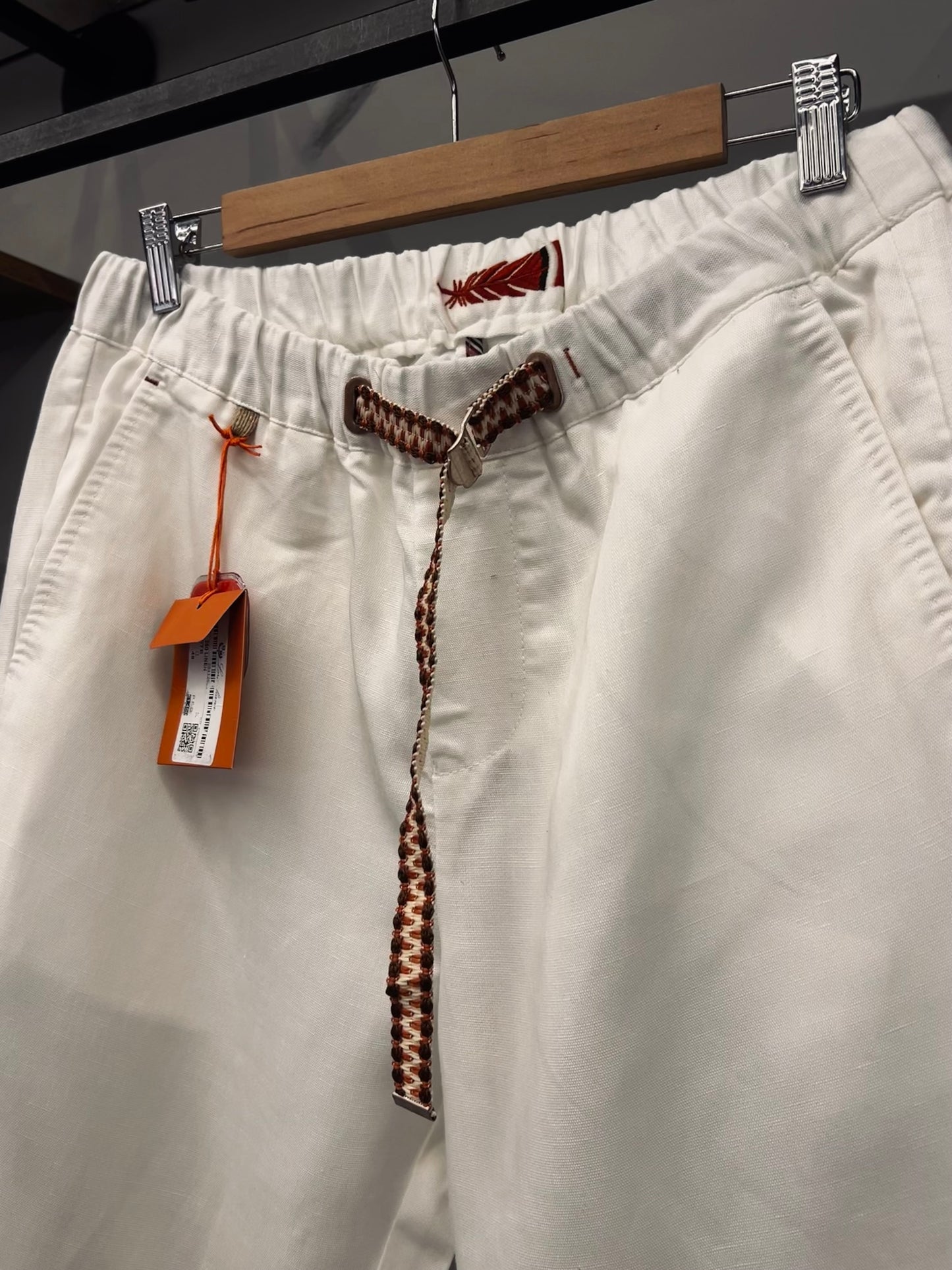 LORO PIANA Ruben Linen Pants White