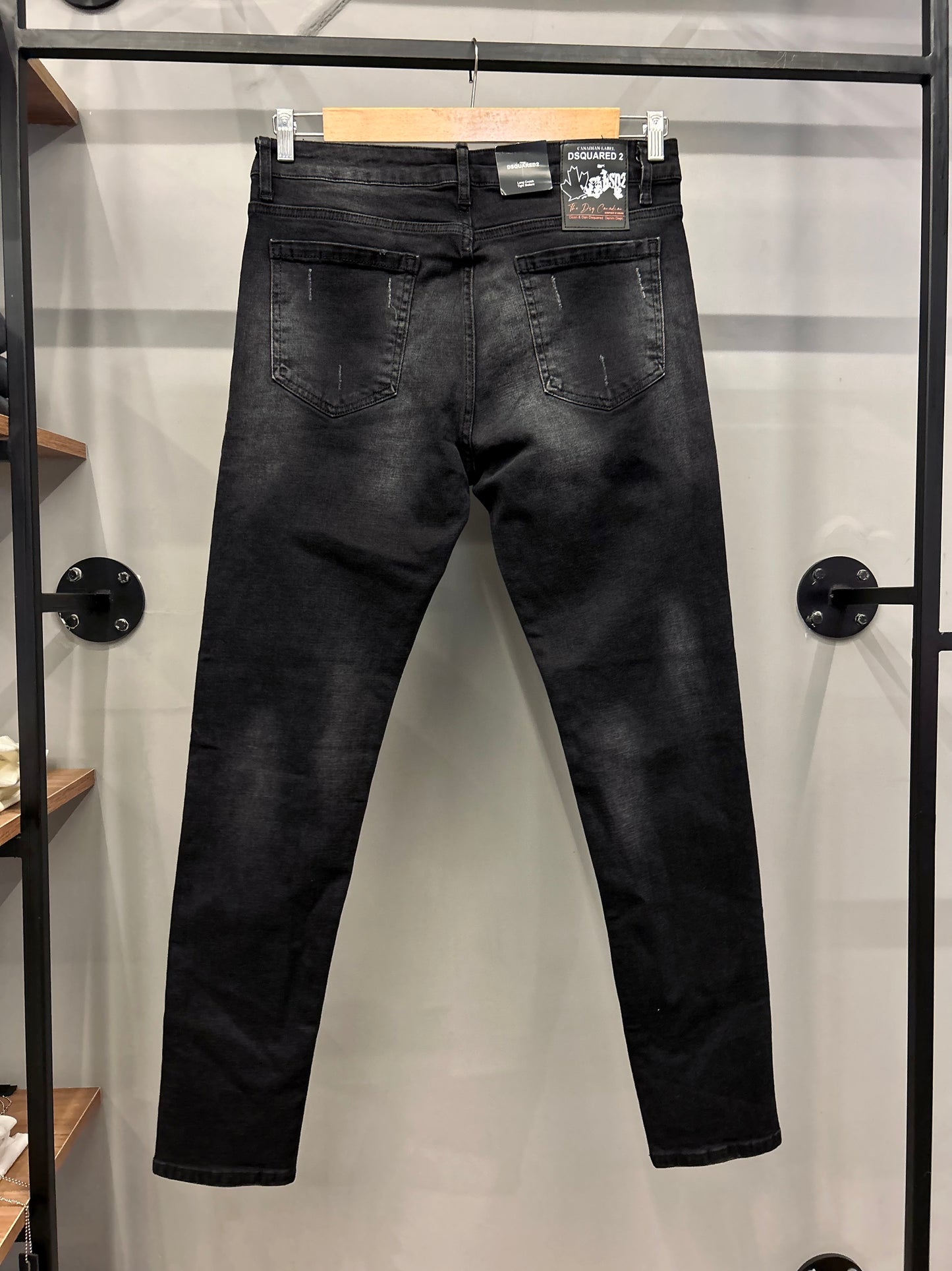 Dsquared2 CATTEN BROSS Slim fit denim jeans Black