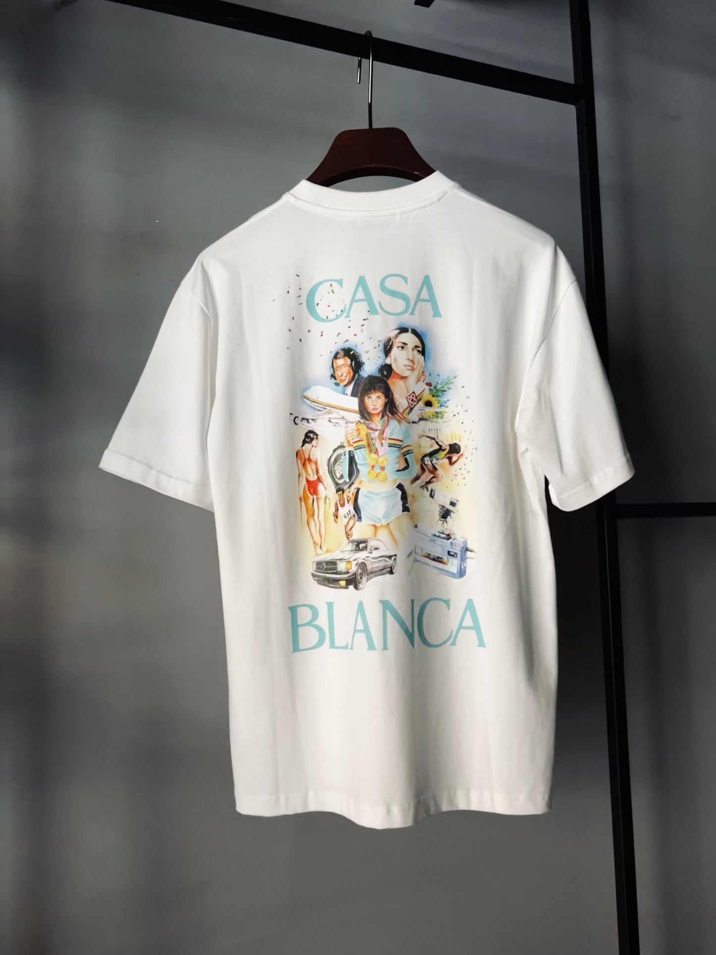 CASABLANCA CELEBRATION DU SPORT T-SHIRT
