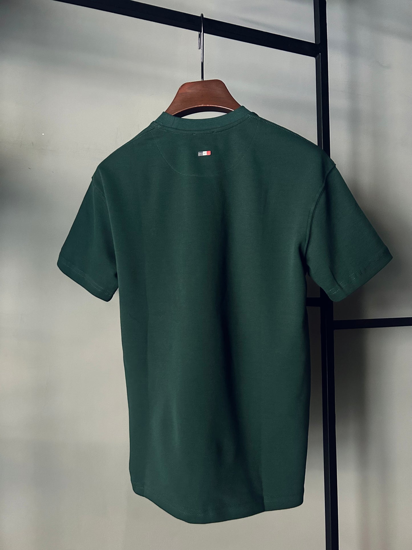 Moncler Emerald Green Monogram Logo Tshirt