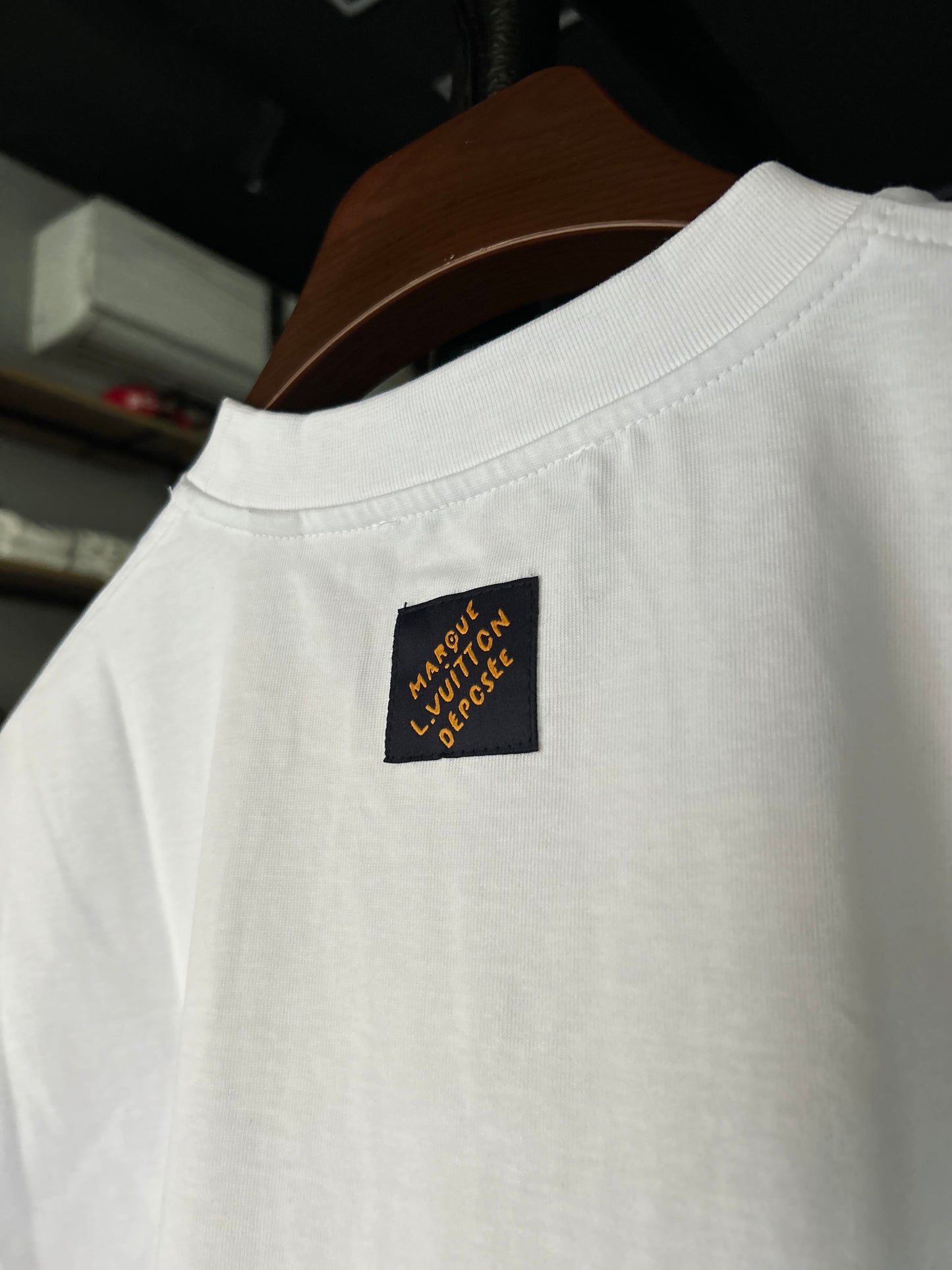 Louis Vuttion printed Logo t-shirt