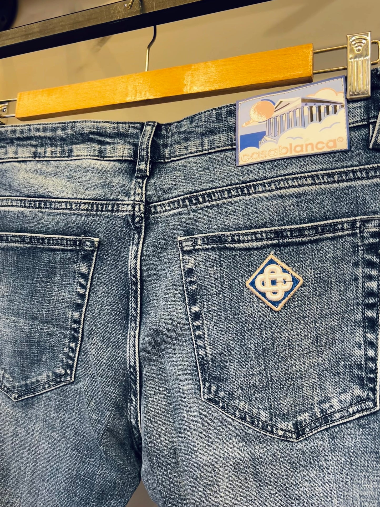 Casablanca Tennis Club Slim Fit Jeans