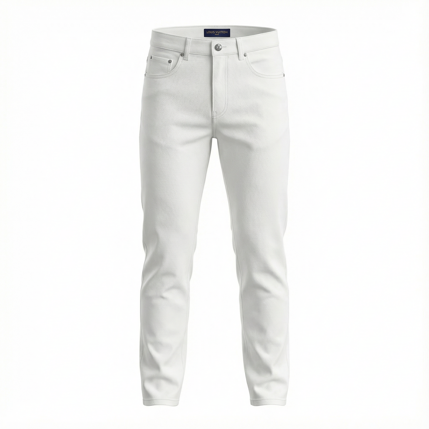 Louis Vuitton Signature Clean White Jeans