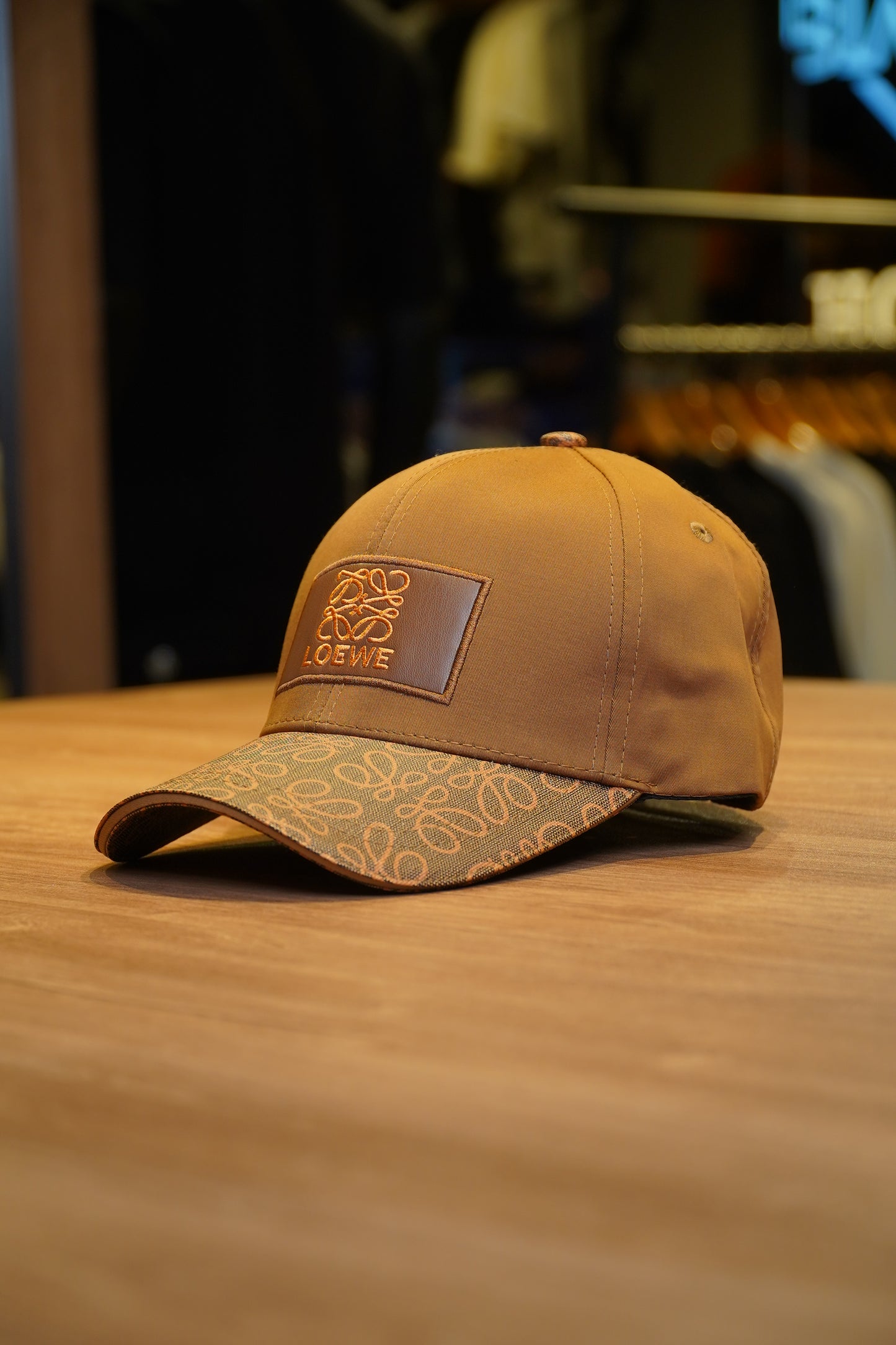 Loewe Luxury Streetwear Cap Brown Edition