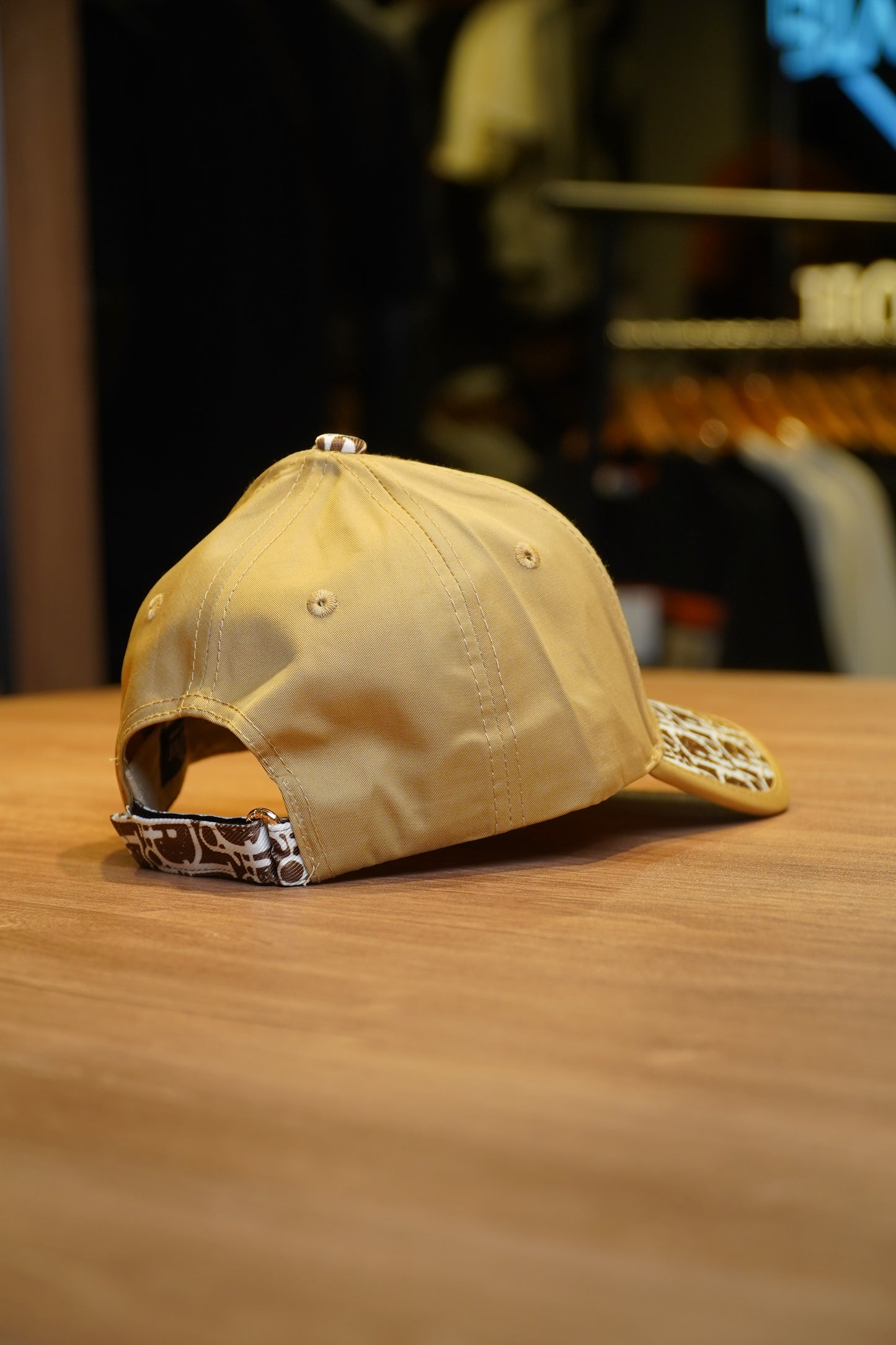 Dior Beige & Brown Iconic Cap
