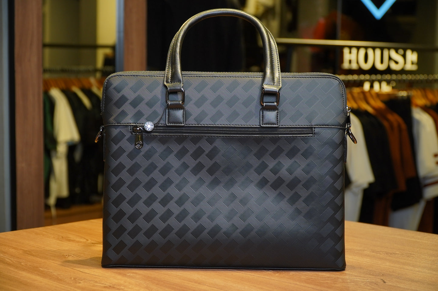 “Montblanc Men’s Leather Briefcase