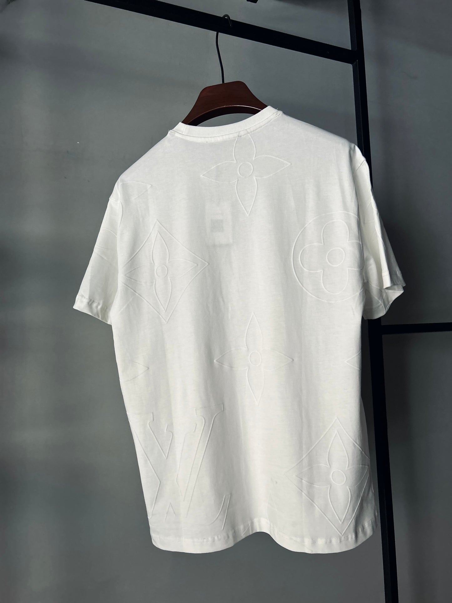 Louis Vuttion Short-Sleeved Embroidered T-shirt