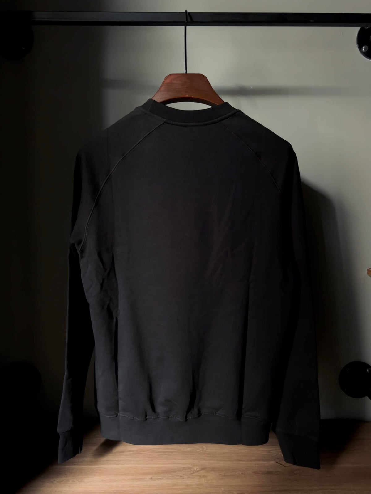 PRADA ripped-triangle faded cotton sweatshirt