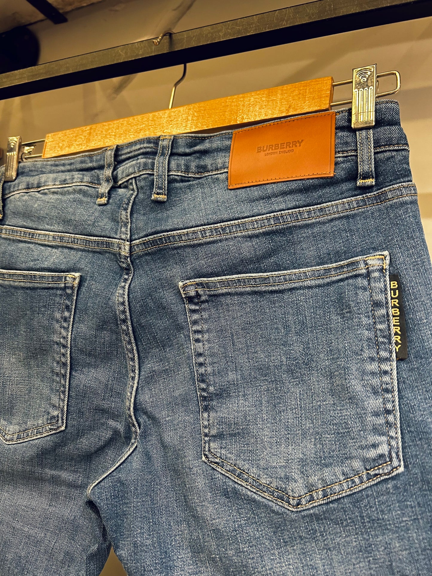 Burberry straight-leg Washed Denim Jeans