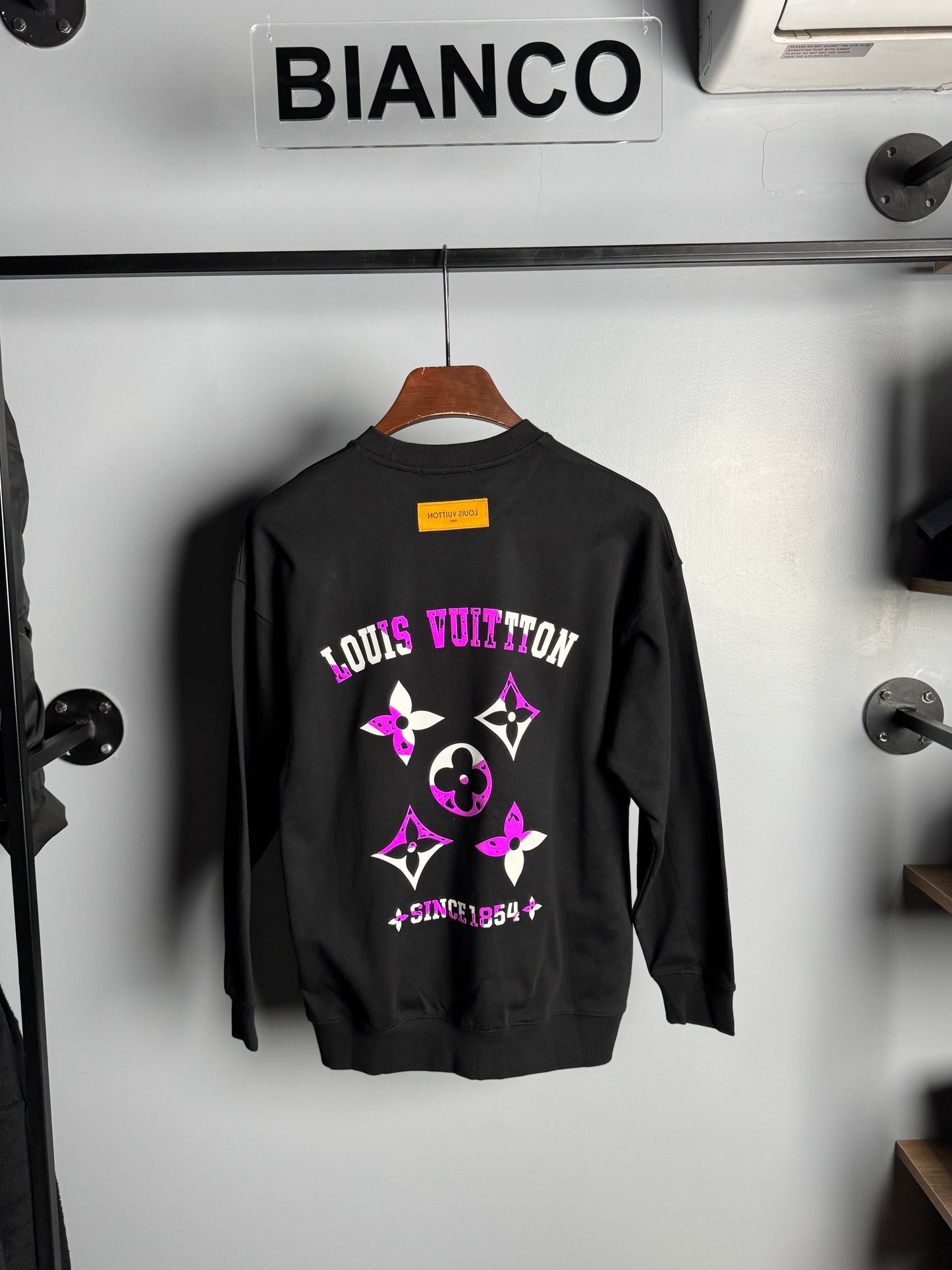 Louis Vuitton Monogram Accent Logo Shirt – Black