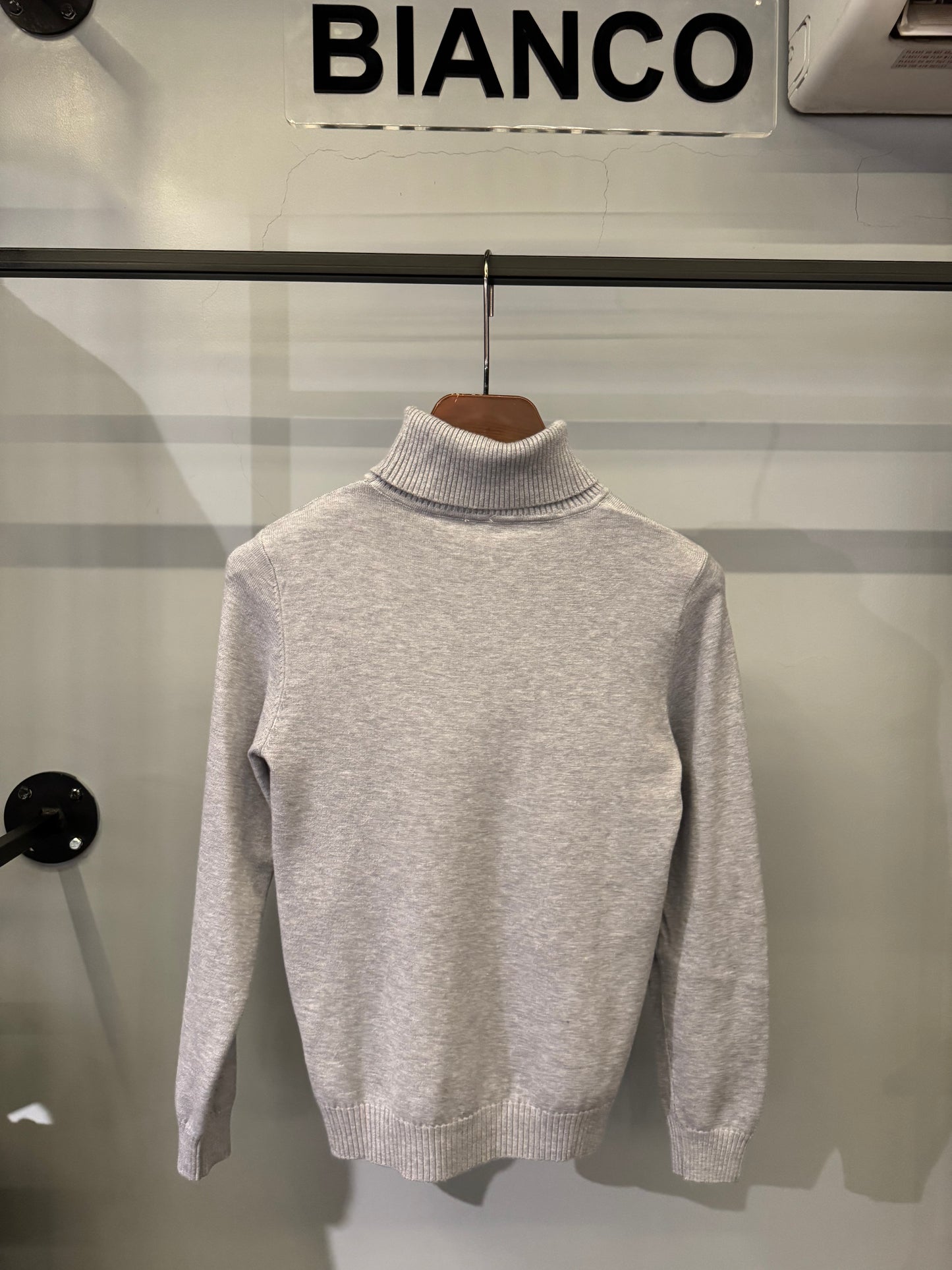 Christian Dior Grey Knit Turtleneck