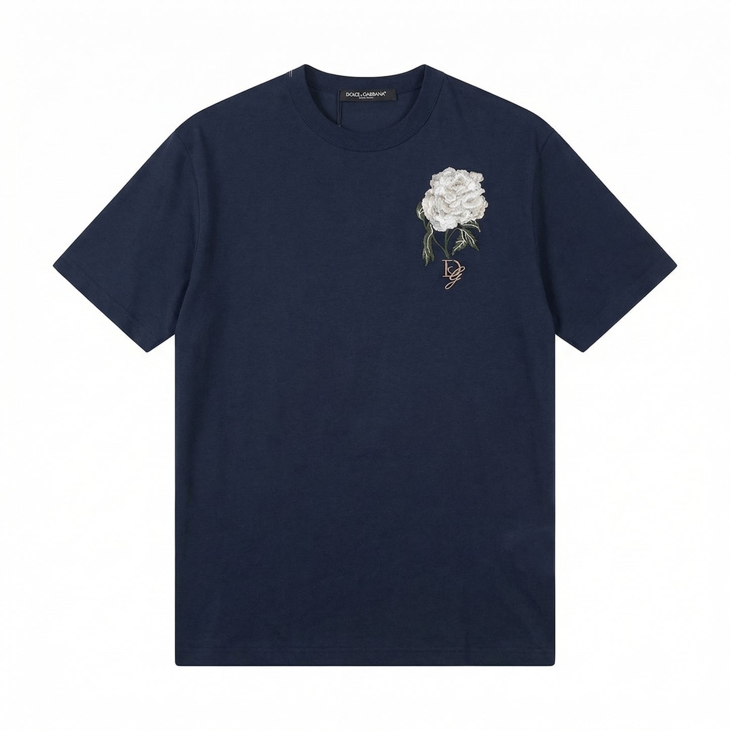 DOLCE & GABBANA Embroidered FlowerT-shirt