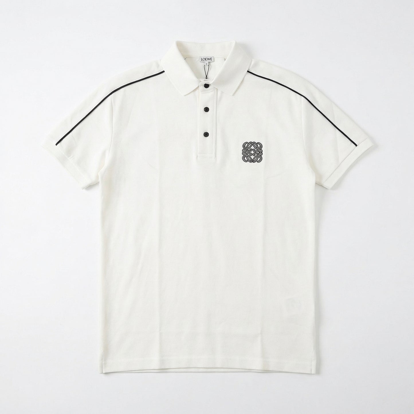 LOEWE Anagram Patch Polo t-shirt White