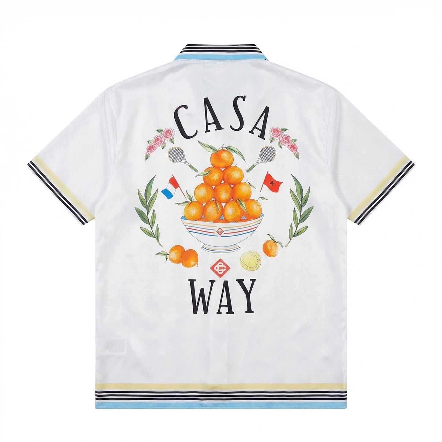 Casablancabrand Tennis Club
Striped Edge Shirt