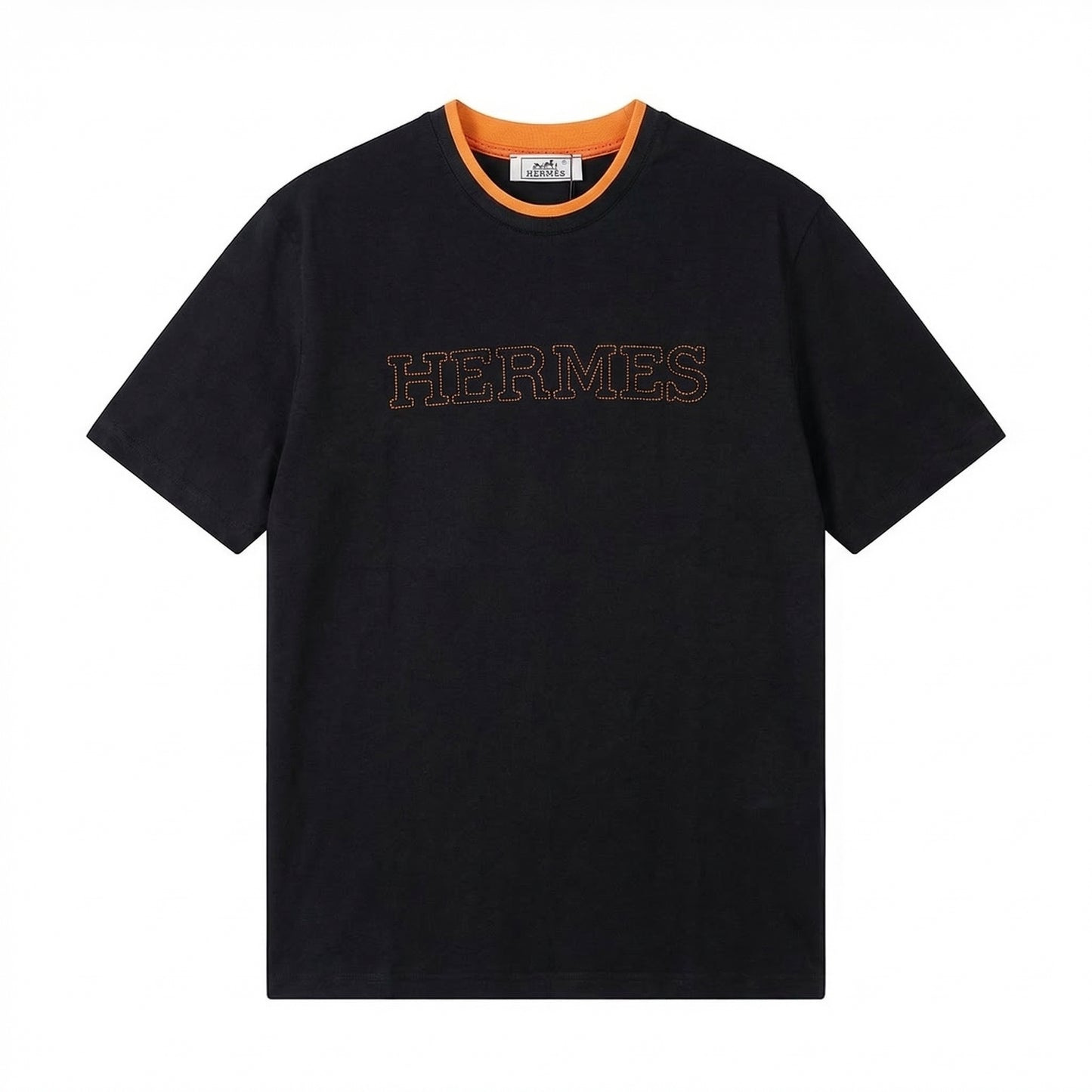 Hermes Embroidered Logo T-Shirt