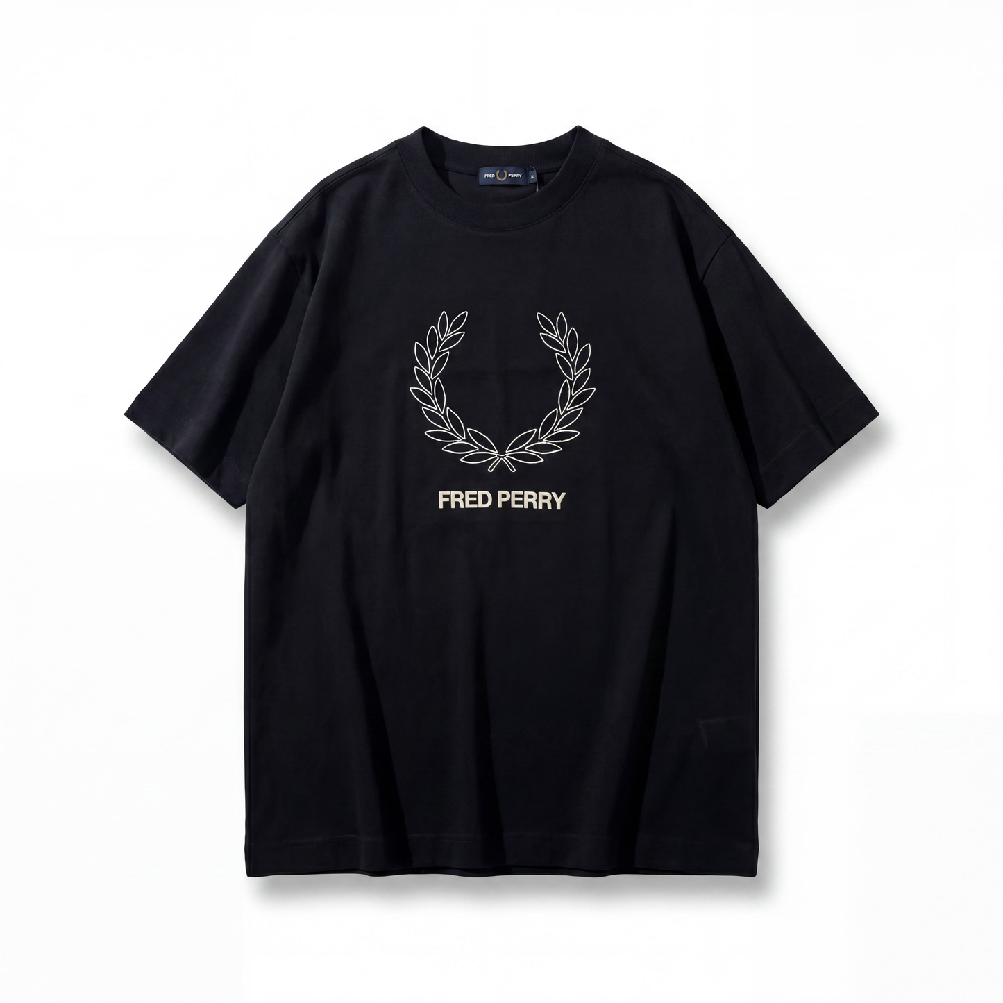Fred Perry Logo T-Shirt – Black