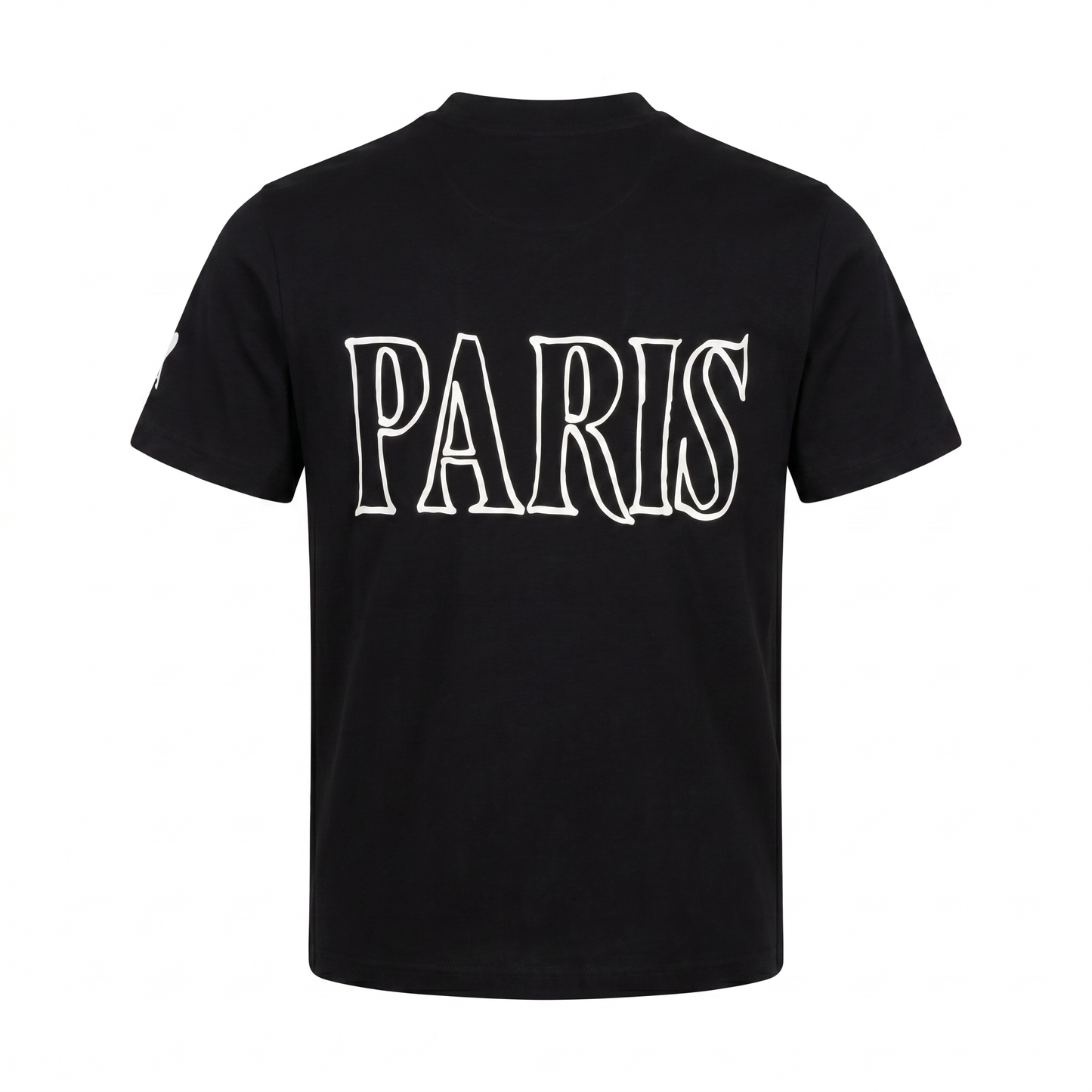 AMI Paris Logo Print T-Shirt – Black