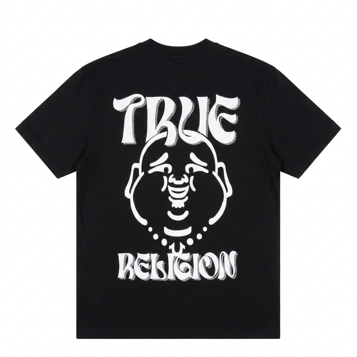 True Religion Buddha Logo Graphic Black T-Shirt