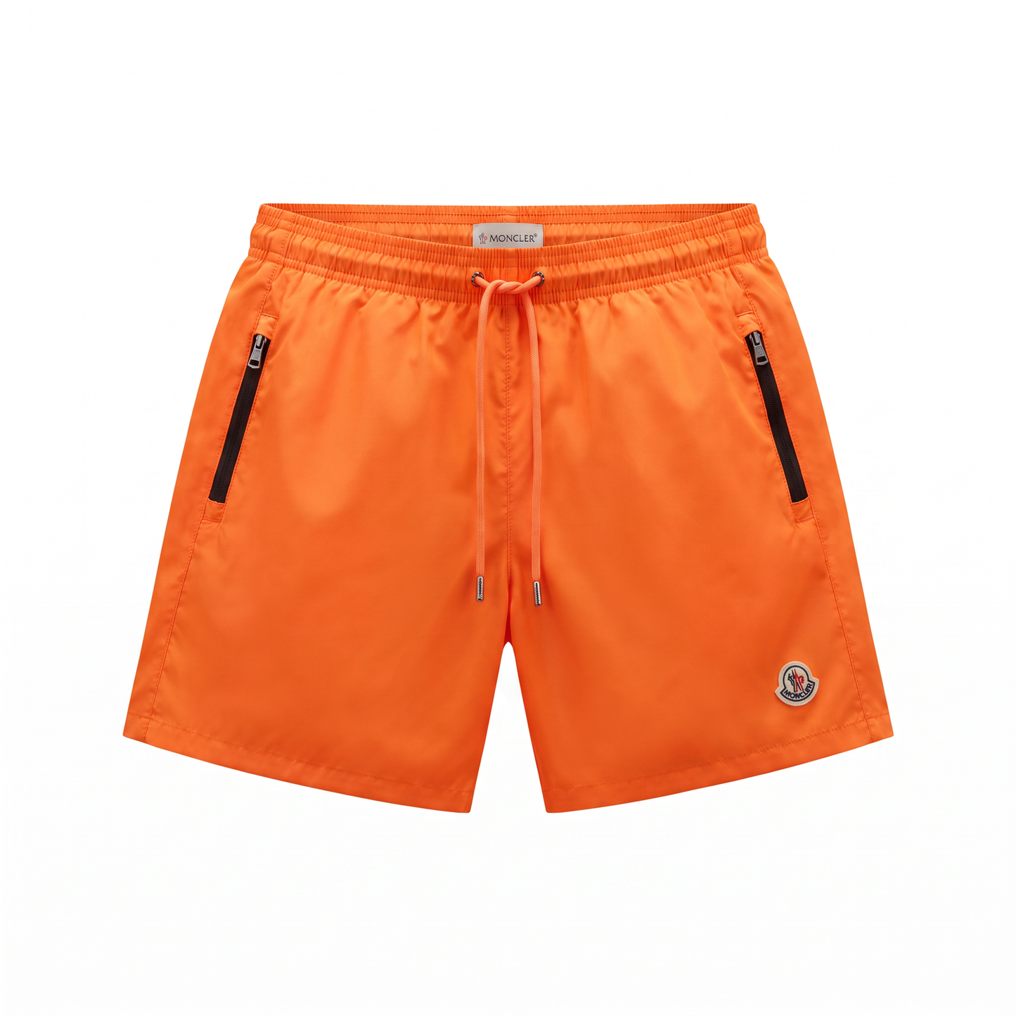Moncler Logo Swim Shorts - Orange