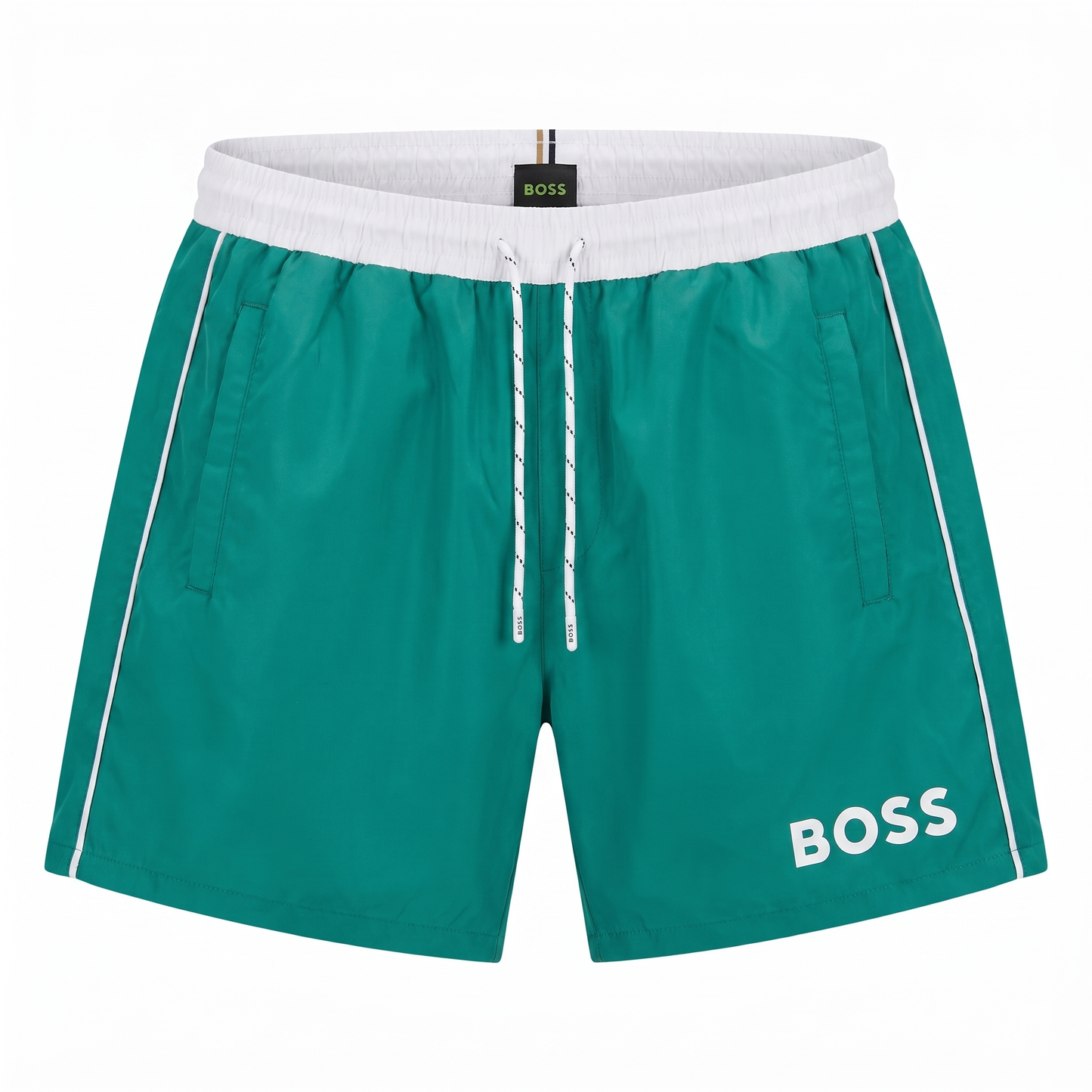 BOSS Logo Swim Shorts - Teal