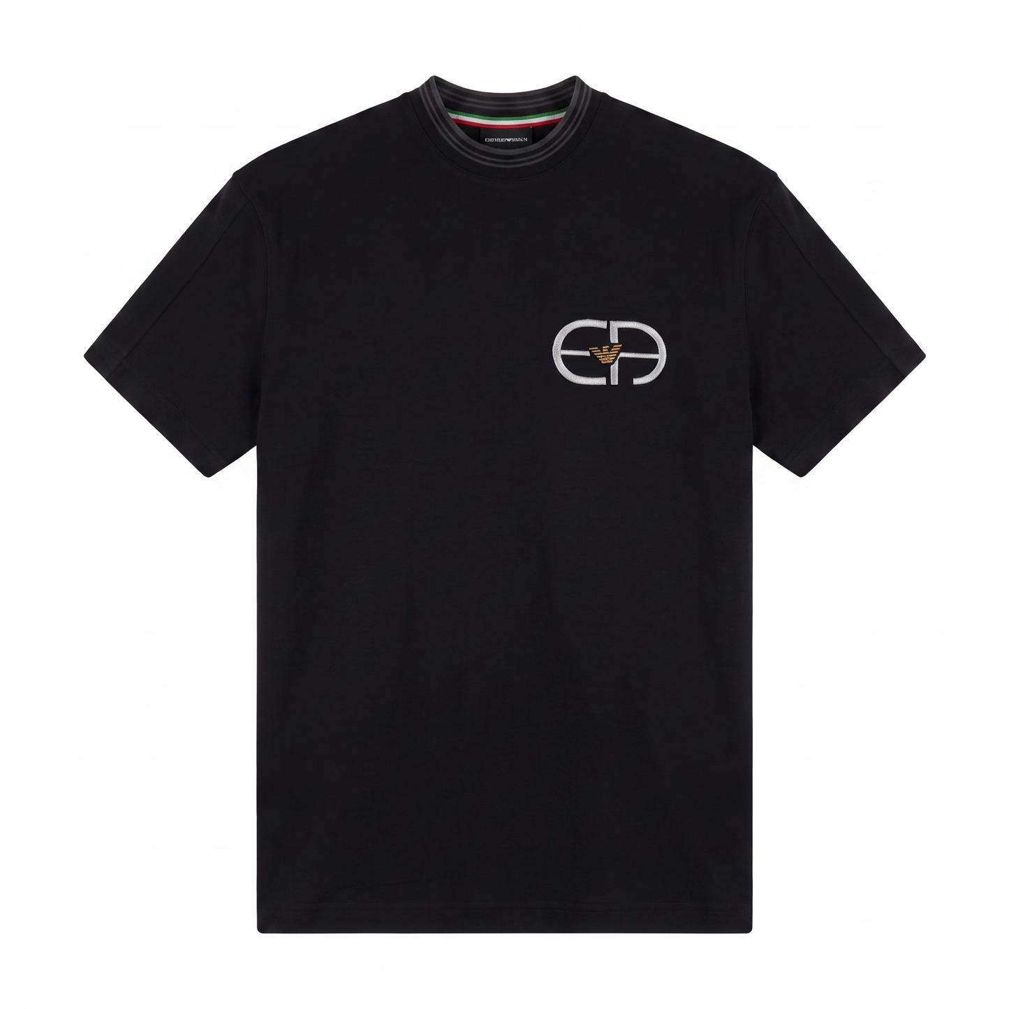 Emporio Armani EA Logo T-Shirt – Black