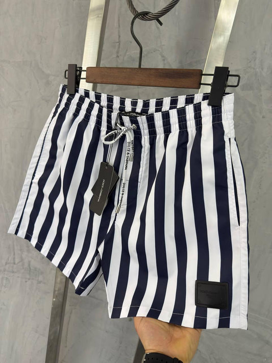 Dolce & Gabbana Classic Vertical Stripe Swim Shorts