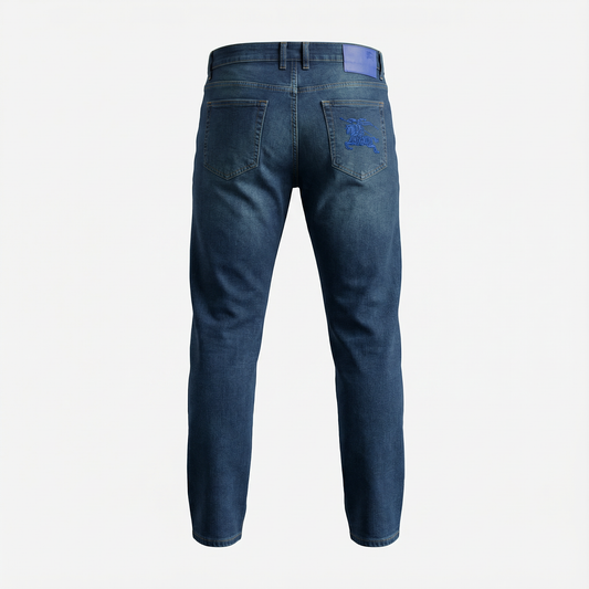 Burberry Equestrian Knight Logo Denim