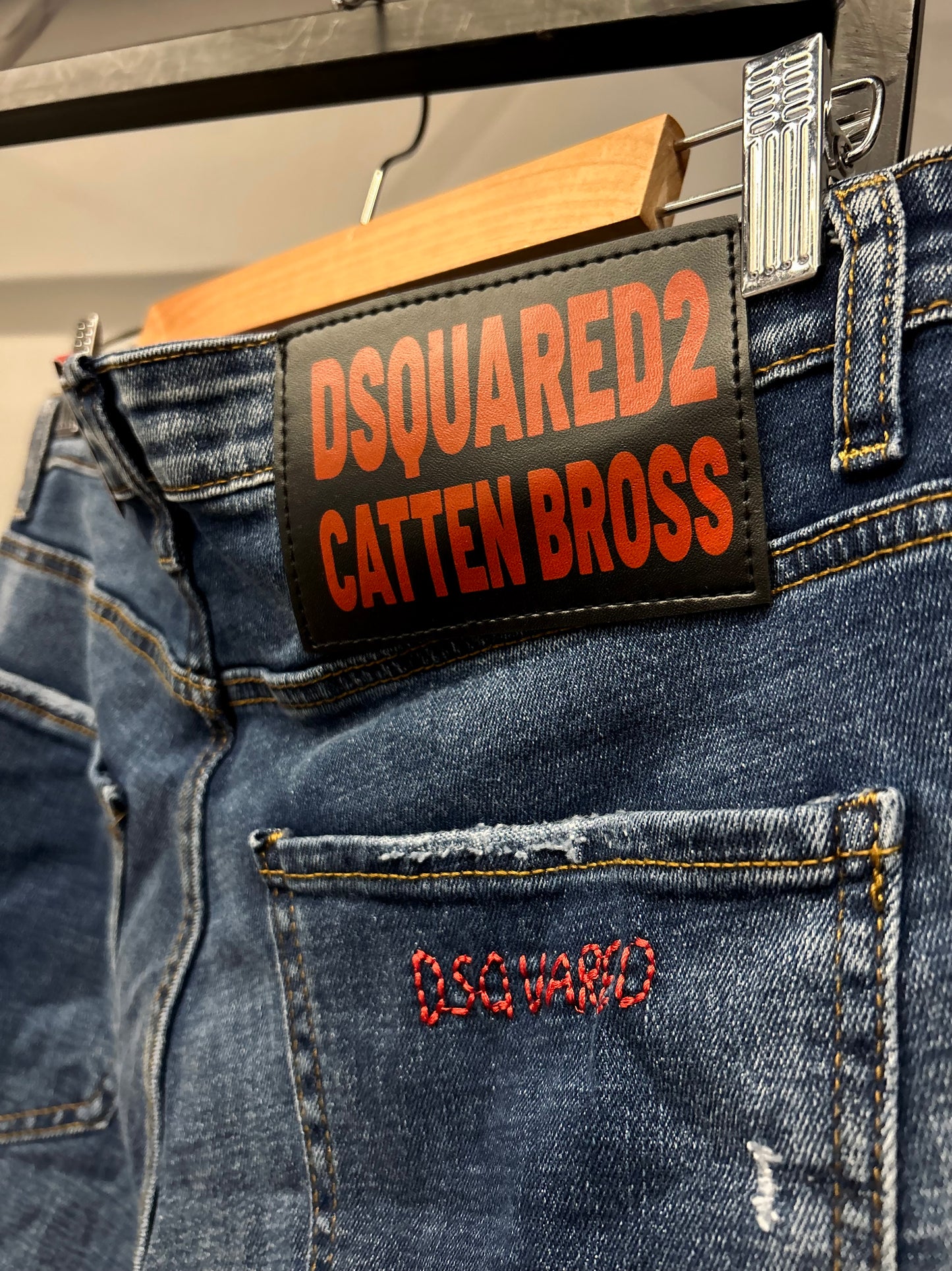 Dsquared2 CATTEN BROSS Slim fit denim jeans