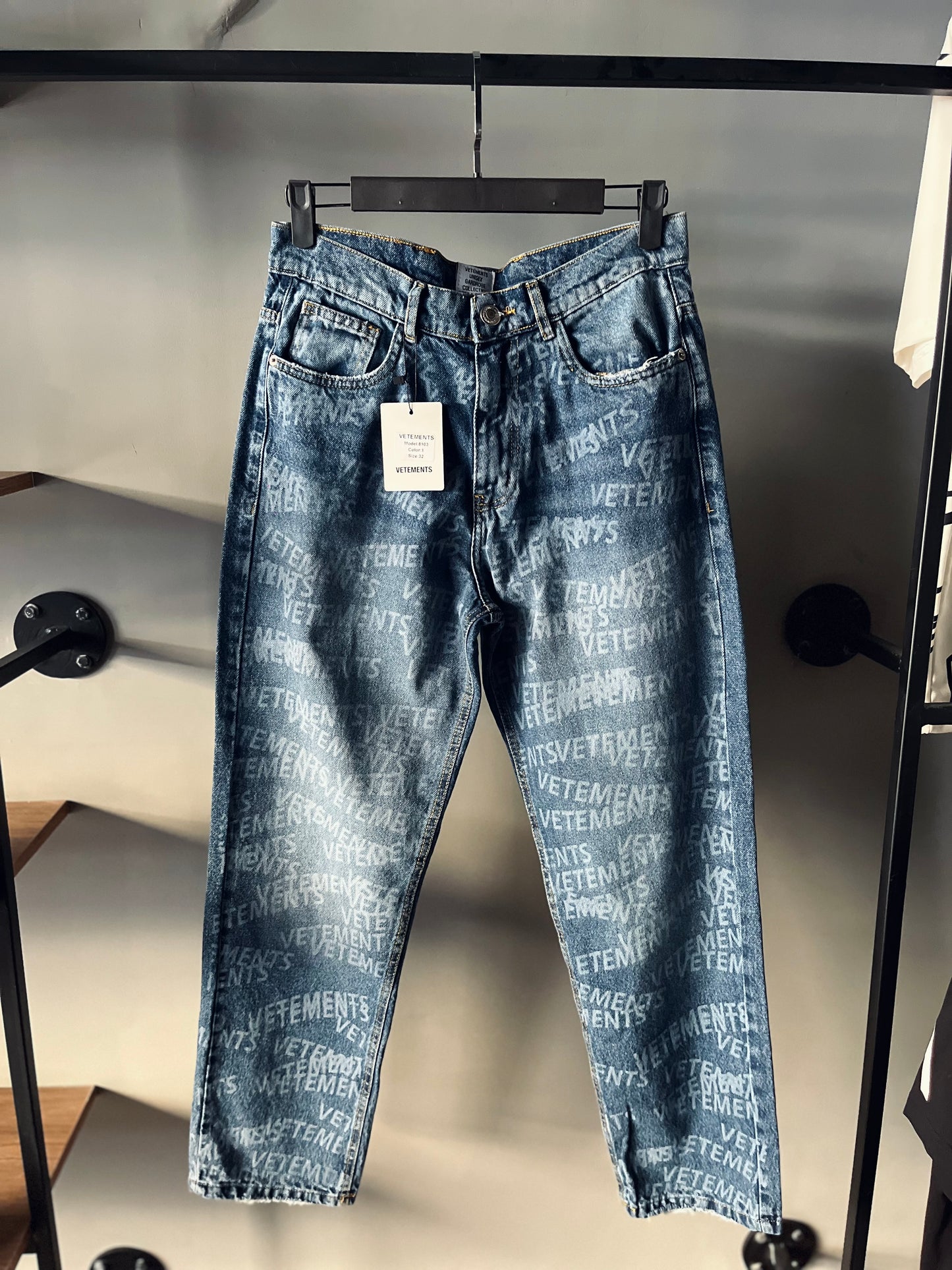 Vetements Wide Leg Jeans