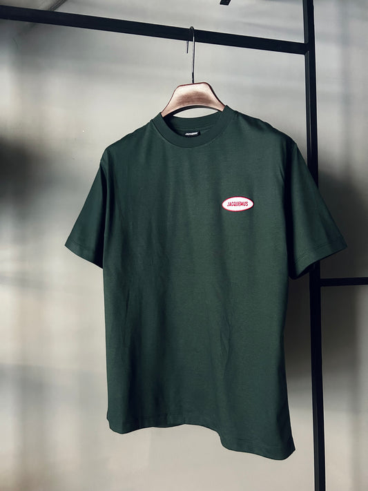 JACQUEMUS GROS GRAIN COTTON TSHIRT Green