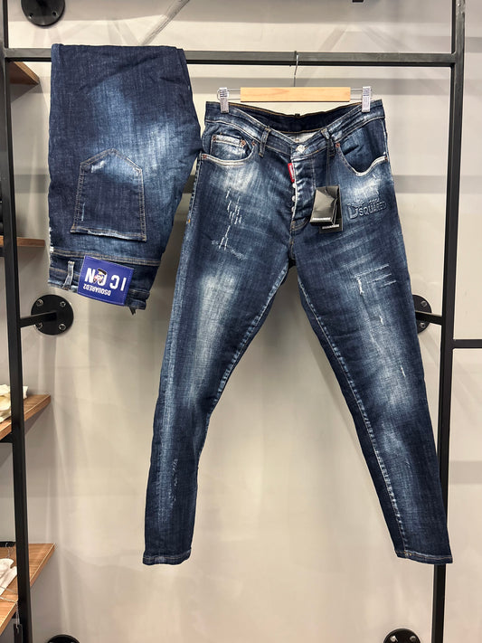 Dsquared2 CATTEN BROSS Skater Fit denim jeans