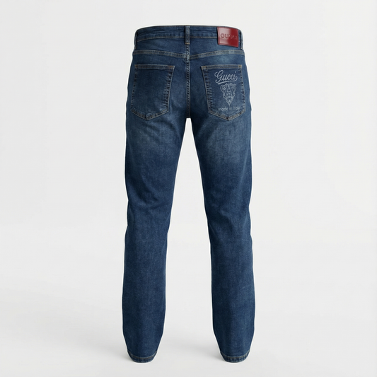 Gucci Iconic Logo Pocket Denim