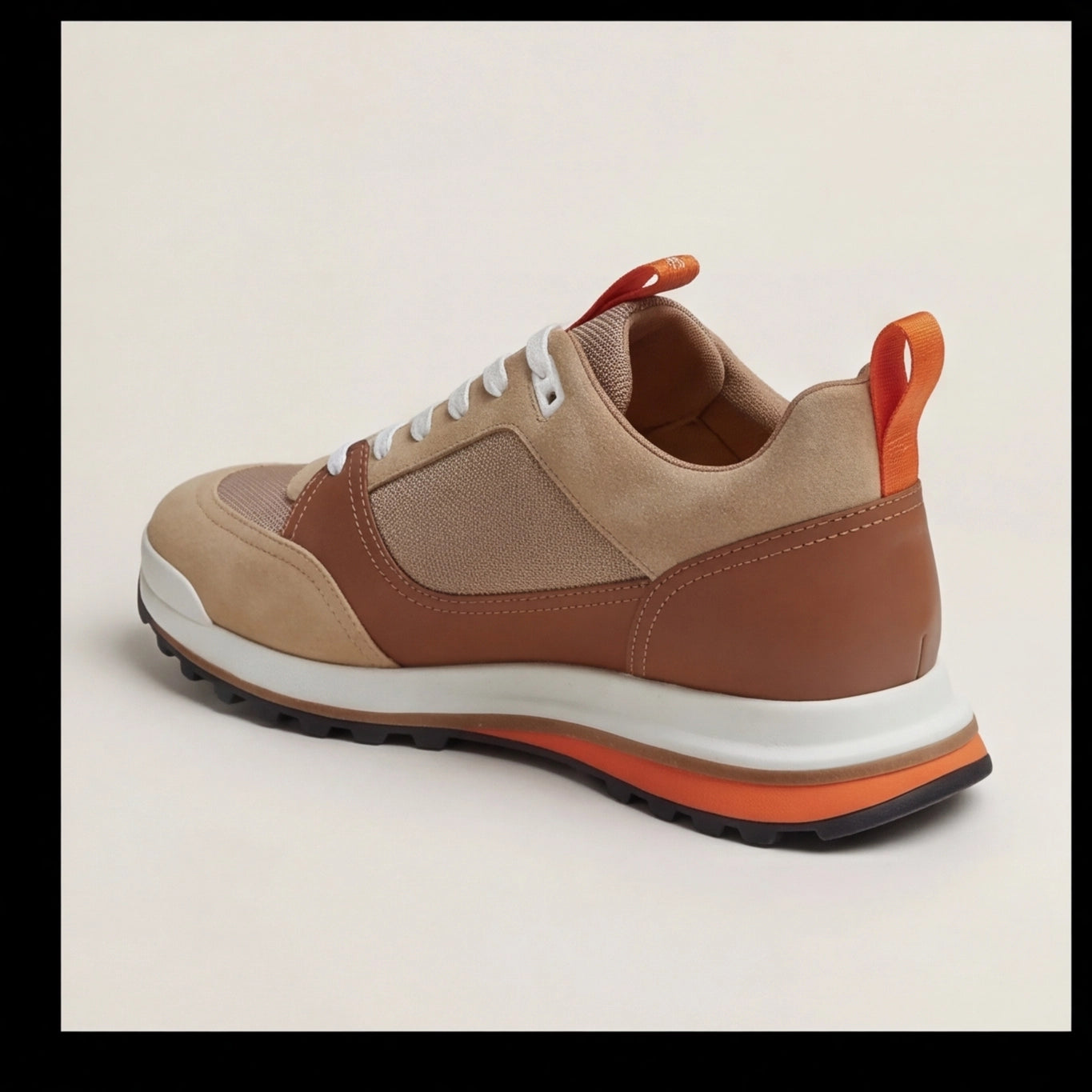 Hermès Trail Runner Sneaker – Beige & Tan