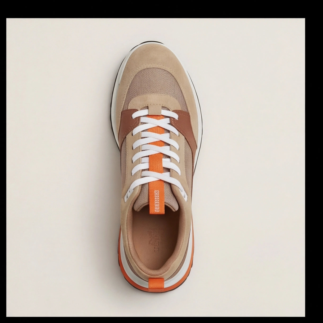 Hermès Trail Runner Sneaker – Beige & Tan